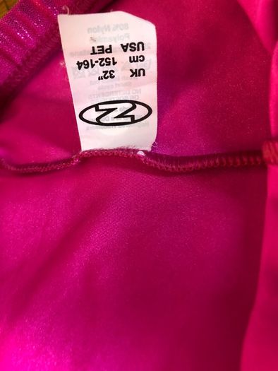 The Zone gymnastics top & shorts