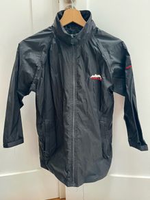 Boys rain jacket RIDGE53 black age 8/9