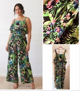 Primark tropical wide leg jumpsuit chic summer comfy holidays