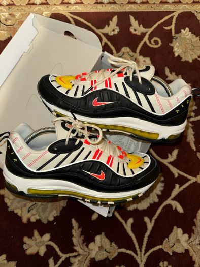 Nike Air Max 98 Crimson Yellow 640744-016