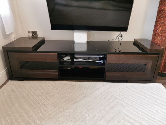 Swivel bar cabinet and 2 TV units