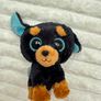 TY Beanie TUFFY the Rottweiler Dog Beanie Boo Soft approx. 6" Used Please see pictures Image 2