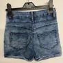 High-waisted denim girls shorts for 8-9 year old Image 4