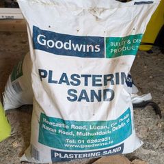 plastering sand