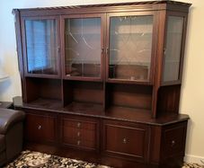 Mahogany Wall Display Unit