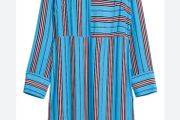 H&amp;M Edition blue striped dress size UK 6