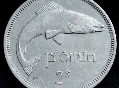 Ireland - 1964 - Florin - Salmon - KM.15a - [2456]