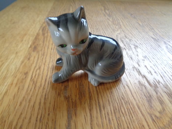 Ceramic Cat Ornament for Sale