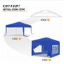 Waterproof Gazebo with Sides 3m x 3m, White Garden Gazebo Marquee Tent Event Image 6