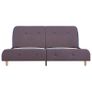 Bed Frame Taupe Fabric 150x200 cm Image 3