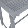 Garden Bar Table Grey 140x70x104 cm Solid Acacia Wood Image 4