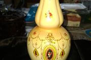 Antique Ceramic Vase Crown Devon blush ivory piece from the early 20th century., Postage Available