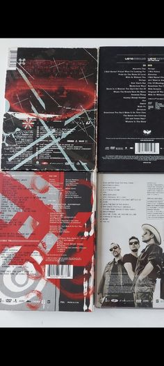 U2 Box Sets - Job Lot - Cd & Dvd - 4 Items - Price For All Items