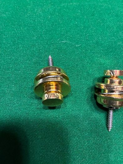 strap locks x2 Gold plated