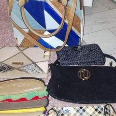 Bags and purses x6 bundle river island tommy hilfiger