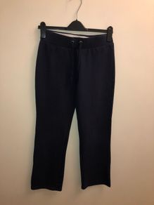Navy tracksuit bottoms (size 8)