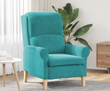 Armchair Turquoise Velvet