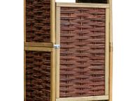 main image for ad Single Bin Shed Pinewood and Wicker