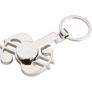 Personalised Photo Fidget Spinner Key Ring (dollar Shape, Silver) Image 3