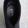 Lovely Black Velour Booties / Heels / Size 6.5 UK Image 4