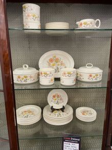 Vintage 70's J&G Merlin Ceramic Dining Set