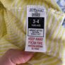 Yellow summer dress for a girl, 104 cm Image 3