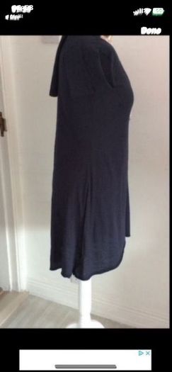 top H&M longline top with scoop neckline