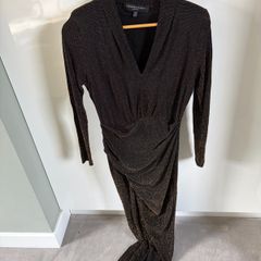 Black/gold Forever Unique dress - Stunning On