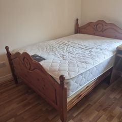 Very Solid 4Ft 6 Double Wooden Bed Frame - Can Deliver