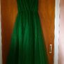 Emerald Green Maxi Gown Dress M Debs Wedding Christmas Party Image 6