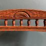 Six oak dining chairs set Victorian antique Image 5