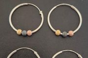 Sterling Silver Hoops