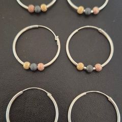 Sterling Silver Hoops