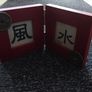 Feng Shui, Red Hinged Double Picture Frame with Chinese Coins Image 5