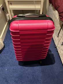 Pink cabin bag