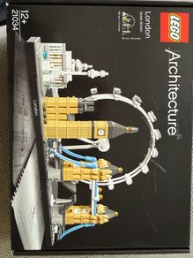 Architecture Skyline Model Building LEGO Set - London Eye, Big Ben, Tower Bridge