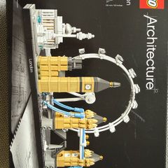 Architecture Skyline Model Building LEGO Set - London Eye, Big Ben, Tower Bridge