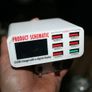 6 Port USB Adapter Desktop Wall Charger Smart LED Display Fast Charging Image 2