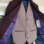 Communion 3 Piece Suit Brand Benetti colour Wine Image 5