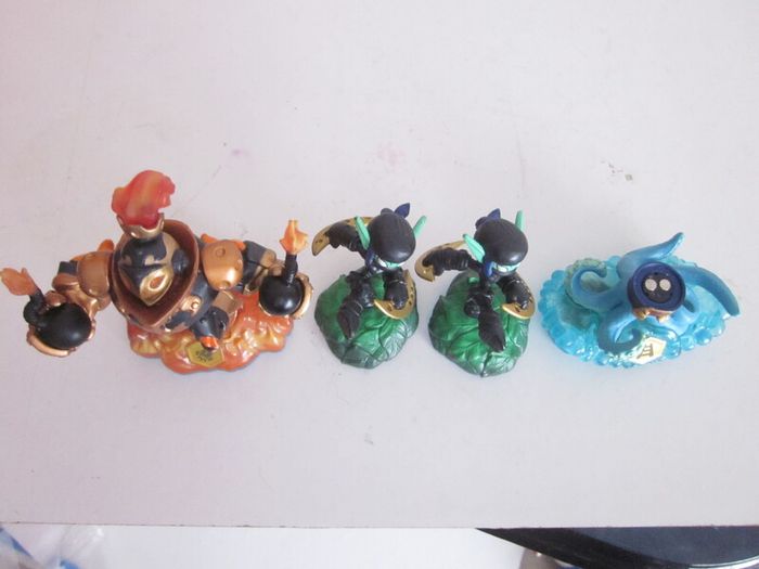 Four  Skylanders Swap Force   Figures