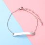 The Elegant Curve Bracelet Custom Engraving By R'Laith Image 4