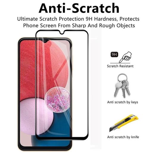 Tempered Glass Screen Protector for Samsung Galaxy A13 4G Clear Full Cover