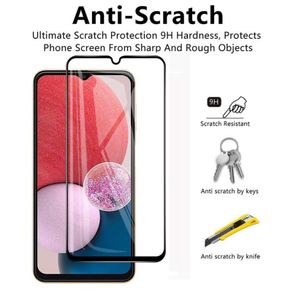 Tempered Glass Screen Protector for Samsung Galaxy A13 4G Clear Full Cover