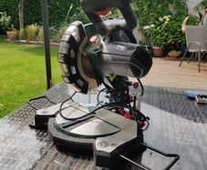 Parkside Mitre Saw w/ 3 x extra blades