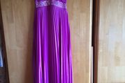 Purple full length dress size 10-12