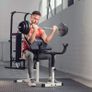 _Biceps Curl Weight Bench Cushion Seat and Shelf 100 x 65 x 96 cm Image 3