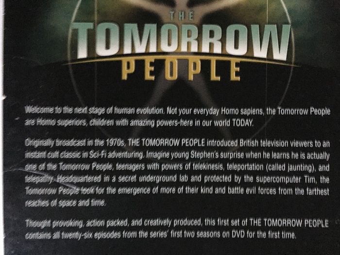 The Tomorrow People (Complete Series 1-8) 1973 - 1979 [DVD TV Boxsets] Region 1