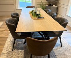Dinning room faux chairs