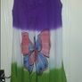 Summer ombre midi dress butterfly size UK20 EU48 Postage included Image 2