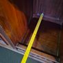 Antique Sideboard Base Walnut Dresser Base Image 7